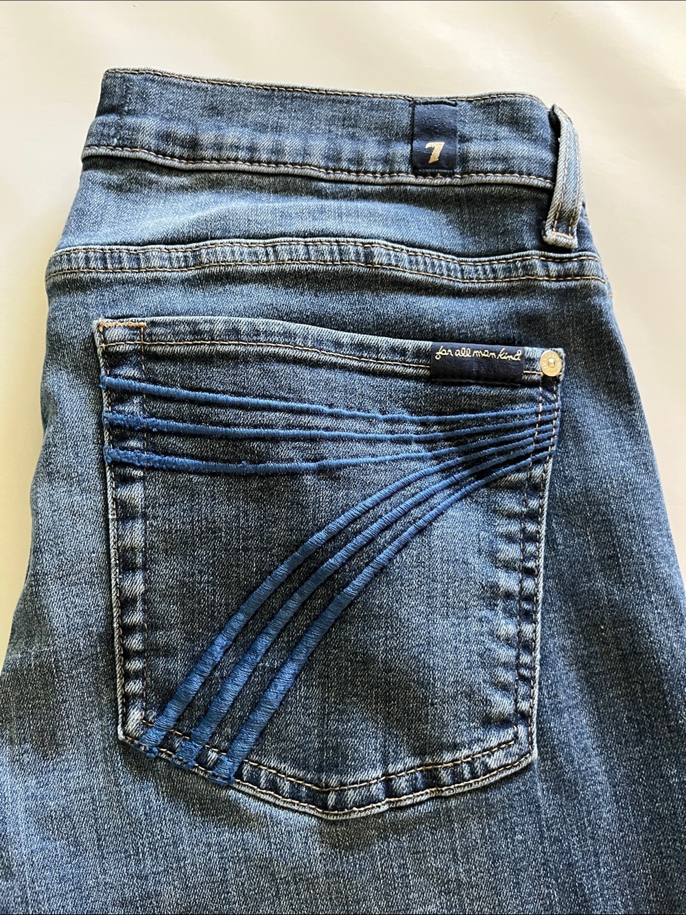 7 For All Mankind Tailorless Dojo High Rise Size 31 - Picture 14 of 16